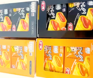 เซ็ท 6 กล่อง ขนมเครปโรลกรอบไส้ชีส  แบรนด์ M&D หอม อร่อยไส้ชีสหวานมันละมุน 72 ชิ้น