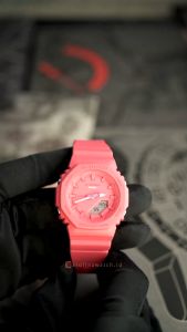 Jam Tangan Wanita Casio G-Shock GMA-P2100-4A Red Dial Red Resin Band