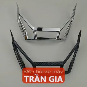 Ốp đèn sau xe Vario 160 Indo-Việt năm 2022-2023 viền đèn hậu chụp lái xi inox carbon - phụ kiện trang trí