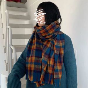 KHĂN CHOÀNG KẺ CARO RETRO VINTAGE KHĂN QUÀNG CỔ NỮ KHĂN CHOÀNG CỔ NAM KHĂN ĐÔI 🔥 KHĂN LEN QUÀNG CỔ MỀM MỊN NHẸ ẤM MAXSHOPDOC