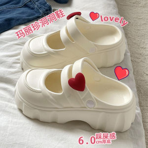 Giày Đế Dày Chống Trượt Ngoài Trời Cho Nữ Mary Janes EVA Mùa Hè 2025 Giày Đế Bằng Đế EVA Thoải Mái Thoáng Khí Chống Trượt