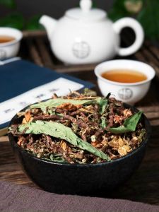 500g trà sơn mật hồng sâm (thanh nhiệt giải độc mát gan bổ thận giảm nóng trong người an thần ngon giấc...)