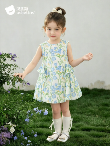 Usbettas | Summer Cotton Girl Dress Sleeveless