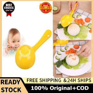 【High Quality+ In Stock】Rice Scoop Mold Non-Stick DIY Sushi Mold Rice Ball Spoon Premium Half Round Rice Cooker Congee Spoon Kitchen Accessory ложк