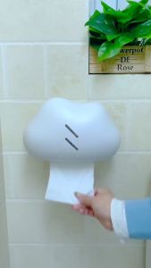 **HOT SELLING** Kotak Tisu Awan Pemegang Kertas Tandas Awan Rak Kertas Tandas Pemegang Tisu Bilik Mandi Cloud Toilet Paper Holder Toilet Paper Shelf Bathroom Tissue Holder 云朵纸巾盒