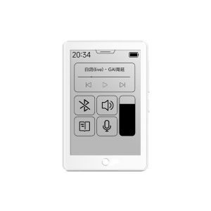 FAMUE BF07 E-Ink MP3 Player 2.7" Display Mini E-Book Reader No Blue Light Eye Protection Bluetooth 5.4 FM Radio Voice Recorder