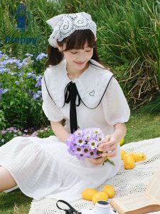 niffeilu | Pure College Style Dress With Doll Collar And Belly Concealing Slimming Design For Teenage Girls And Young Women