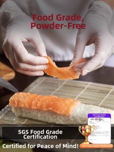 YERBABY | Kitchen Cooking Food Grade Disposable Nitrile Cleaning Gloves