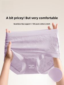 MiiOW | High-Waist Pure Cotton Antibacterial Womens Underwear Comfortable Breathable Briefs Summer New Style MiiOW Cat Person