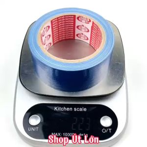 1 Cuộn băng keo vải màu xanh dương rộng 4.7cm dài 13 mét lõi giấy 3mm