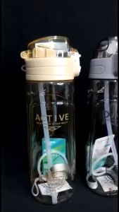 BOTOL MINUM ANTI TUMPAH 650ML FREE SEDOTAN KODE ZY 1820 1818