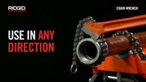 RIDGID ประแจจับท่อแบบโซ่ สําหรับจับท่อขนาด 4.1/2 research เครื่องมือช่าง จับท่อ ประแจ