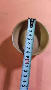 Chén chấm tròn melamine Fataco nhám ngói CC 60N kích thước Ø 8.2 x 2.7 cm