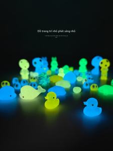 Dạ Quang Mini Nhựa Trang Trí Đồ Trang Trí Đêm Phát Sáng Đồ Chơi Nhỏ Hỗn Hợp Trang Trí Phổ Biến Thu Nhỏ Huỳnh Quang Trang Sức Trang Trí Nhà