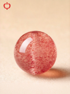 QINGXIANGTAI | Natural Pink Icicle Strawberry Quartz Stone Bracelet