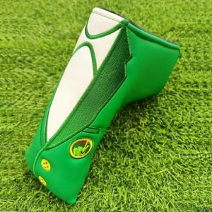 Golf Head covers The Green Jacket Golf Head covers Set for Golf Iron Driver Fairway Hybrid Blade Putter Mallet Putter Covers