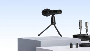 มาพร้อम เพื่อผลิตภัณฑ์ Wired Microphone ไมโครโฟนแบบมีสาย โลหะ ไมโครโฟนไดนามิก ไมค์ร้องเพลง การบันทึก ไมค์ตั้งโต๊ะ Cardioid ชี้แกนไมโครโฟนความละเอียดสูง มาพร้อมขาตั้งสาม