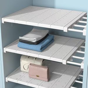New Multi-Purpose Expandable No-Drill Kitchen Bathroom Closet Shelf Portable Storage Organizer for Dormitory And Bathroom