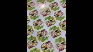 (สั่งขั้นต่ำ 10 ชุด เพิ่มชื่อร้านและเบอร์ฟรี )สติ๊กเกอร์เมี่ยงคำ ติดสินค้า ติดกล่องอาหาร (140 ดวง) HTA029-PP ขาวเงา