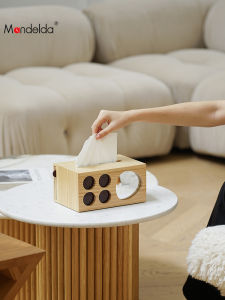 Creative Wooden Tissue Box Art Paper Living Room Popular Home Storage Organizer EMITDOOG TYOS742 from Guangdong China