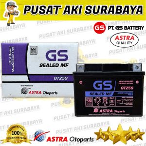 RESMI ACCU KERING GS ASTRA GTZ5S MOTOR YAMAHA MIO 125 SOUL GT AKI KUALITAS KUAT DAN AWET MTZ5S YTZ5S YTZ4V DTZ5S 12 V