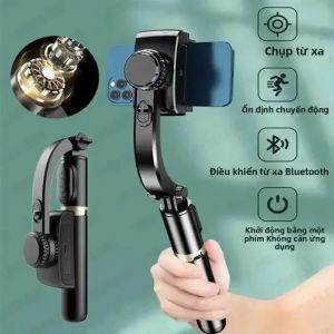 Giá Đỡ Điện Thoại Di Động Cầm Tay 2024 Gimbal Ổn Định Video Gậy Selfie Chân Máy Gấp Gọn Cho iPhone Samsung Xiaomi - Điều Khiển Bằng Bluetooth