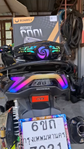 SOARFLY อัพเกรดไฟท้าย RGB LED ควบคุมด้วยแม่เหล็ก ไฟท้าย LED โมดูลบลูทูธ รีโมทคอนโทรล APP ความสว่างสูง กันน้ำ เอฟเฟกต์แสงไหล อัพเกรด PCX160 ไฟส่องสว่างหลายโหมด เหมาะสำหรับ Honda Click125/150 และ Honda Mods HondaCLICK ปกรณ์เสริมรถจักรยานยนต์