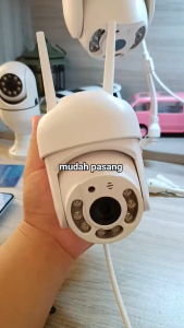 V380 Pro CCTV Smart WiFi Kamera HP Jarak Jauh Full HD PTZ View Autio Tracking Connect to Cellphone Kamera