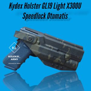 Kydex Holster GL19 Level 2 Speedlock USA G 19 Blackmulticam OWB G19