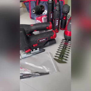 THAKITEC เลื่อยจิ๊กซอว์ไร้สาย ปรับระดับได้ แบตเตอรี่ลิเธียมไอออน 12VMAX วัสดุทนทาน พร้อมอุปกรณ์ของแถม