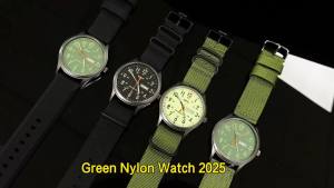2026 TPW Field Watch Easy Reading Fabric Strap 24 Hours Display Quartz Movement