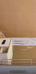 หนังกล่องทิชชู่อเนกประสงค์ที่ทันสมัยหรูหราลห้องนั่งเล่นโฮมเดสก์ทอปกล่องเก็บกระดาษเช็ดปาก