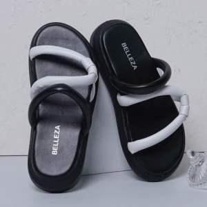 BELLEZA LORA Sandal Wanita Korea Kekinian Sendal Beleza Model Korean Style Kasual Tidak Licin Premium Terbaru