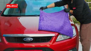 MaxShine Purple Duo Twisted Loop Drying Towel 60cm x 90cm 1200gsm