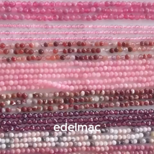 Manik Alam Moon Beads Natural Gemstones Jewelry Aksesoris Perhiasan Gelang Kalung Anting Cincin DIY