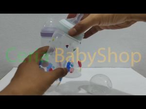 ALGO Botol Susu Bayi 330ml Big Size Tanpa Gagang BPA FREE Milk New Baby Feeding Bottle Untuk Usia Bayi 6 Bulan Ke Atas Aven Type Botol Minum dan Accessories nya