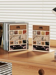 MUGG | Creative Metal New Chinese Style L-shaped Book Stand