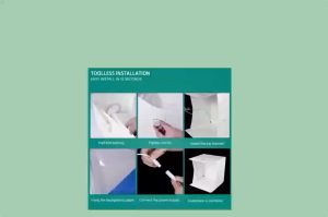 ZKeezm 30/40CM LED Photobox: Membuat Fotografi Lebih Mudah