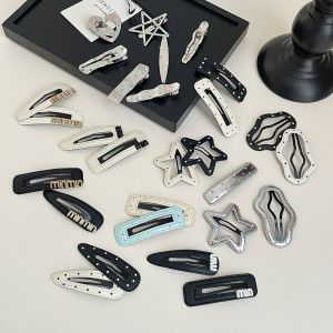 กิ๊บติดผมลายจุดโลหะ หน้าม้าสุดเท่ กิ๊บติดผม Bb กิ๊บติดผมแฟชั่น