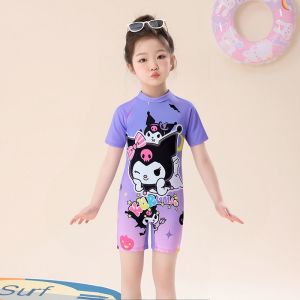 Bcbl Áo Tắm Cho Trẻ Em Cô Gái Phim Hoạt Hình Kuromi Cô Gái Một Mảnh Áo Tắm Nhanh Chóng Khô Đồ Bơi Cho Cô Gái