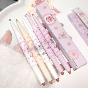 Lip Liner Berujung Ganda Pensil Lipstik Lipstik Matte Kabut Lembut Lip Liner Kosmetik Siswa COD -🌈Ninestar