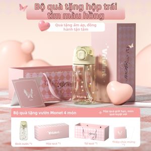 VRIUKNT | Bình Nước Nhựa PPSU Đẹp Mắt Cho Mùa Hè Có Ống Hút