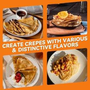 RAF Electric Crepe Maker 20cm Non-Stick Household Pancake Machine Portable Multi-Function Breakfast Maker