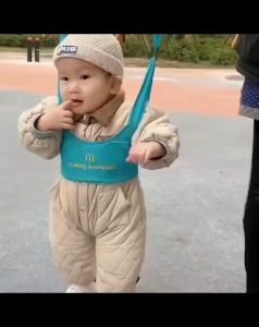6-18M Baby Walking Harness Baby Toddler Learning Belt Child Safety Assisted Walking Adjustable Detachable
