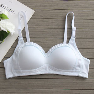 Sweet  Lingerie for Women Cute Little Boobs Gather Lace Student Girl Bra Thin