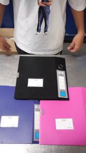 แฟ้มใส่เอกสาร กล่องใส่เอกสาร ไม่ต้องเจาะกระดาษ PP A4 แฟ้มสันกว้าง เครื่องใช้สำนักงาน พลาสติก มีคุณภาพ