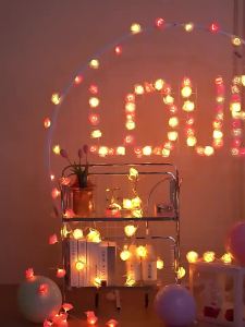 Battery Operated 3m - Rose String Lights Flower Garland Fairy Lights Valentine Wedding Birthday Party Decoration Lights