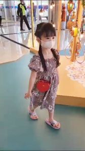 Godwin Collection: Dress Anak Perempuan Motif Bunga Super Lucu Ala Korea