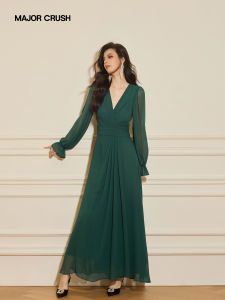 French Elegance Fitting Long Dress