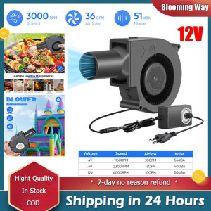 🚚 Local Delivery🚚Centrifugal Fan 12 V 120 Mm Fan 12 V Turbine Turbo 120 Mm Cooling Fan 230 V Blower Fan 12 V Adjustable Cooling Fan AC Powered For Ventilation Fan Change BBQ Inflatable Fireplace